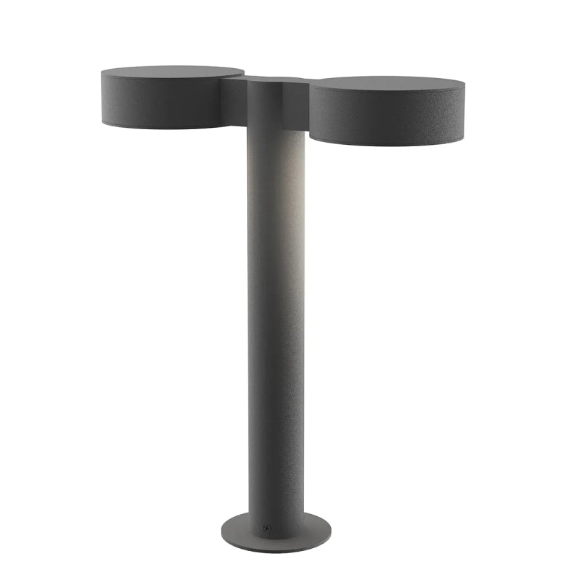 Sonneman 7306 Reals 16" Tall LED Double Bollard - Plate Cap / Lens