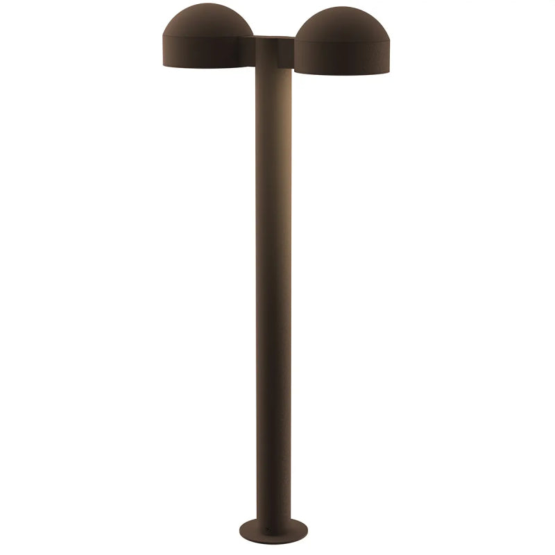 Sonneman 7308 Reals 30" Tall LED Double Bollard - Dome Cap / Plate Lens