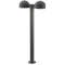 Sonneman 7308 Reals 30" Tall LED Double Bollard - Dome Cap / Plate Lens