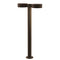 Sonneman 7308 Reals 28" Tall LED Double Bollard - Plate Cap / Lens