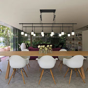 Sonneman S1G48K-JR180606 Suspenders 48" 2-Tier Tandem with Drum Luminaires Pendants