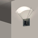 Sonneman SLS0213 Suspenders 11" Standard Single LED Wall Sconce - Bar-Mounted Single Cylinder / Parachute Reflector