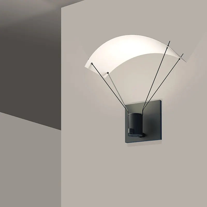 Sonneman SLS0213 Suspenders 11" Standard Single LED Wall Sconce - Bar-Mounted Single Cylinder / Parachute Reflector