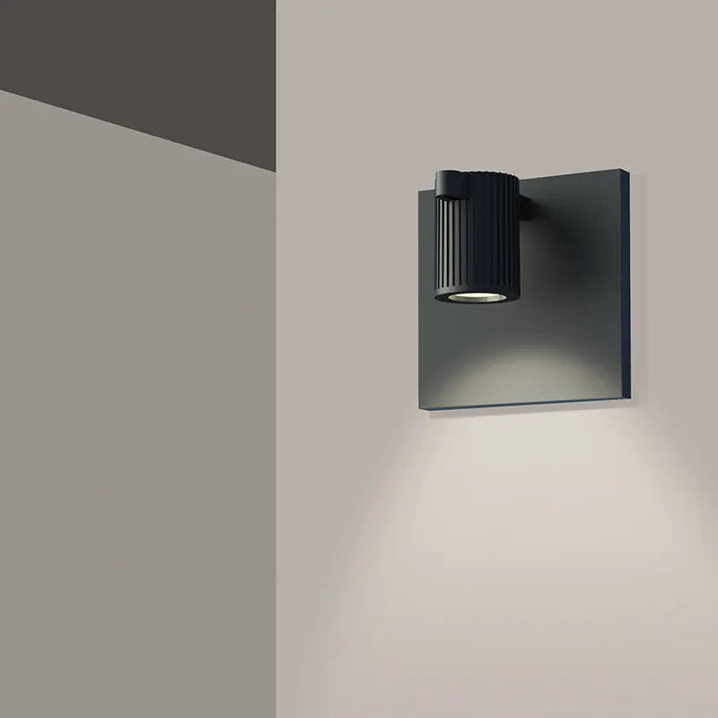Sonneman SLS0214 Suspenders 2" Tall Mini Single LED Wall Sconce - Bar-Mounted Single Cylinder / Flood Lens