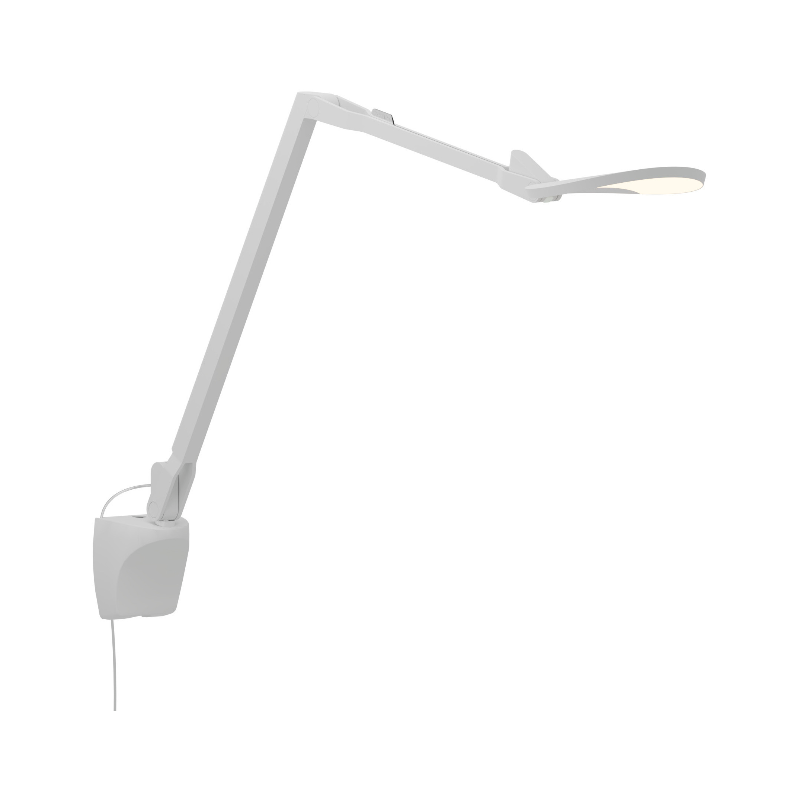 Koncept SPY-RCH Splitty Reach LED Desk Lamp, Wall Mount - Matte White/Wall Mount