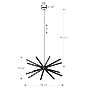 Dals STRPD-3K Stellar 1-lt 30" LED Pendant