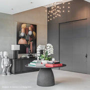 Sonneman SLS4240 Suspenders  83" 4-Tier Tri-Bar with Crystal Ladder Light Luminaires