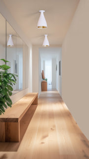 Pablo Designs Swell Narrow 8" LED Flush Mount
