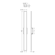 Dals SWS48-CC Gemini 48" Outdoor LED Slim wall mount, 5CCT Selectable