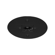 Juno T40F Trac-Master Line Voltage Flush Monopoint Adapter - Black