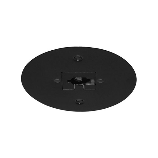Juno T40F Trac-Master Line Voltage Flush Monopoint Adapter - Black