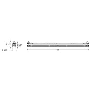 Juno TCSS Trac-Master 4-ft 30W LED Commercial Linear Ambient Fixture, 3500K