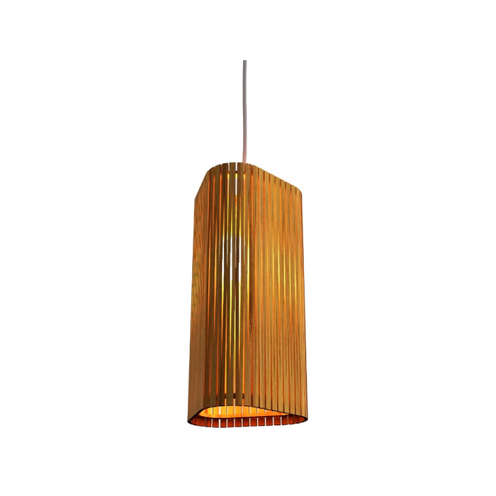 Accord 1482 Living Hinges 1-lt 6" LED Pendant - Teak