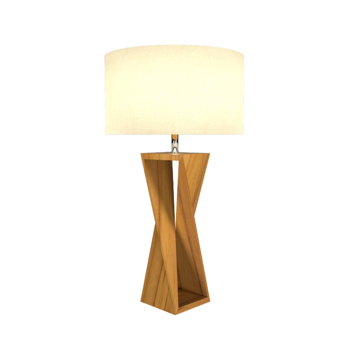 Accord 7044 Spin 1-lt 29" Tall LED Table Lamp - Teak