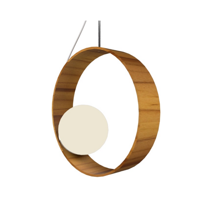 Accord 620 Sfera 1-lt 14" LED Pendant - Teak