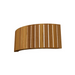Accord 4039 Slatted 2-lt 16" LED Wall Light, E26 Base - Teak