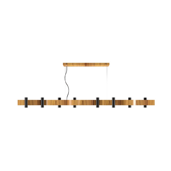 Accord 1502 Flow 16-lt 71" LED Pendant - Teak