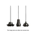 Bover Tibeta Set 3 3-lt 28" LED Pendant