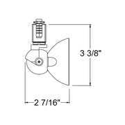 Juno TL1040 Trac 12 50W MR16 LED-Optimized Lily16 Trac Head