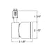 Juno TL381L Trac 12 13W Integral Driver LED Cylinder Spotlight Trac Head