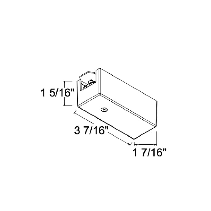 Juno TLR34 Trac 12/25 End Feed Connector And Conduit Feed
