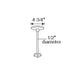 Juno TLR91 Trac 12/25 36" Junction Box Pendant Stem Kit