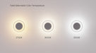 Pablo Designs Totem LED Wall Sconce, 3CCT Selectable
