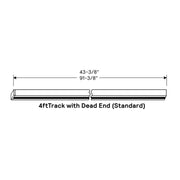 Lightolier 6108 Advent 8-ft Track w/ Dead End