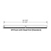 Lightolier 6104 Advent 4-ft Track w/ Dead End