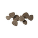 Bover Tria Set 8 8-lt 45" LED Wall Sconce-Natural Oak