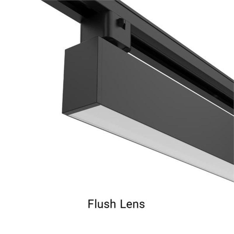 Juno TSLOT1 Trac-Master 2-ft 10W LED Linear Ambient Fixture, Lambertian Distribution, Flush Lens, 3500K