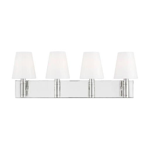 Visual Comfort TV1044 Beckham Classic 4-lt Vanity Light - Polished Nickel