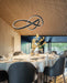 Dals TWPD-CC Twirl 1-lt 28" LED Pendant, 5CCT Selectable