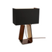 Pablo Designs Tube Top 21" Tall Table Lamp - Charcoal/Charcoal