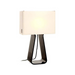 Pablo Designs Tube Top 21" Tall Table Lamp - White/Charcoal