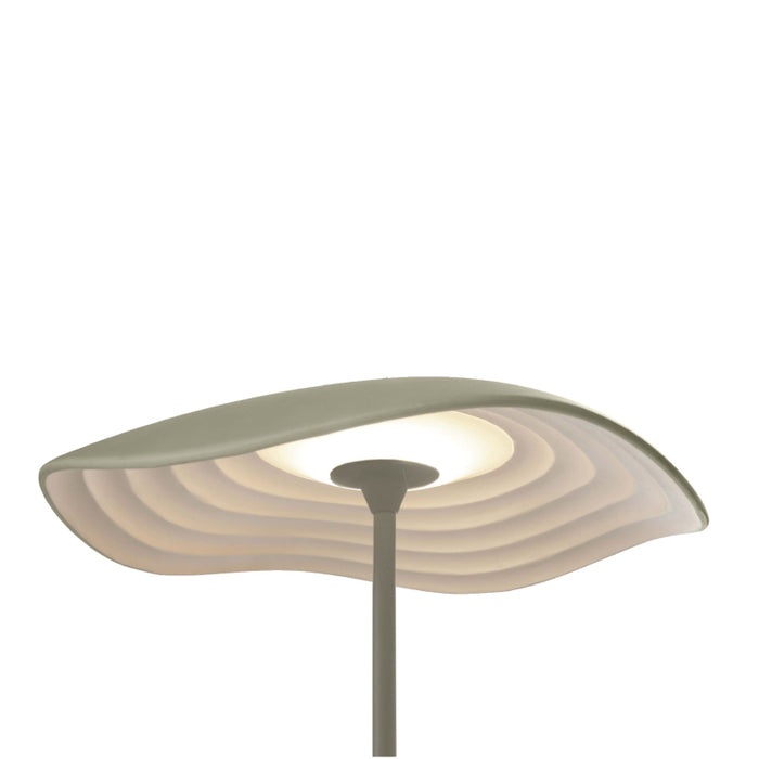 Bover Valentina M/29 1-lt 11" Tall LED Table Lamp-Olive Grey/White