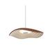 Bover Valentina S/24 1-lt 9" LED Pendant, 0-10V-Terracotta/White