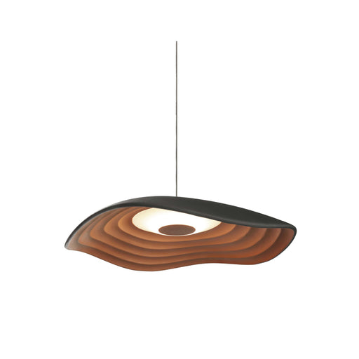 Bover Valentina S/24 1-lt 9" LED Pendant, TRIAC-Black/Copper
