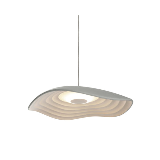 Bover Valentina S/24 1-lt 9" LED Pendant, TRIAC-Light Grey/White