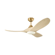 Visual Comfort 3MAVSM44D Maverick Smart 44" Ceiling Fan with LED Light Kit - Burnished Brass