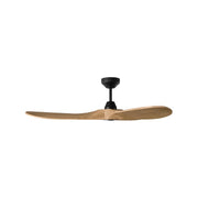 Monte Carlo Maverick Smart 52" Ceiling Fan-Matte Black with Naturel Honey Blades