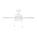 Generation 3SY44 Syrus 44" Ceiling Fan with LED Light Kit  - Matte White with Matte White Blades