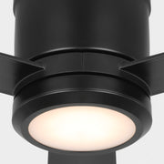 Generation Clarity 52" Ceiling Fan with LED Light Kit - Midnight Black with Midnight Black Blades