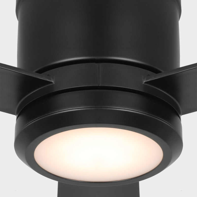 Generation Clarity 52" Ceiling Fan with LED Light Kit - Midnight Black with Midnight Black Blades