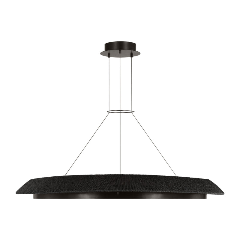 Visual Comfort SLCH557 Noa 51" LED Chandelier - Bronze/Washed Black