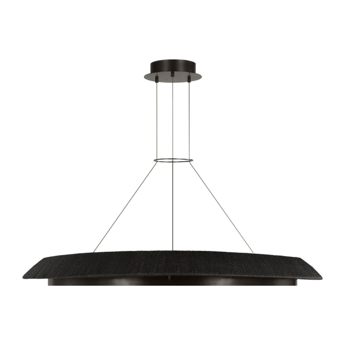 Visual Comfort SLCH557 Noa 51" LED Chandelier - Bronze/Washed Black