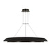 Visual Comfort SLCH557 Noa 51" LED Chandelier - Bronze/Washed Black