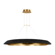 Visual Comfort SLCH557 Noa 51" LED Chandelier - Hand Rubbed Antique Brass/Washed Black