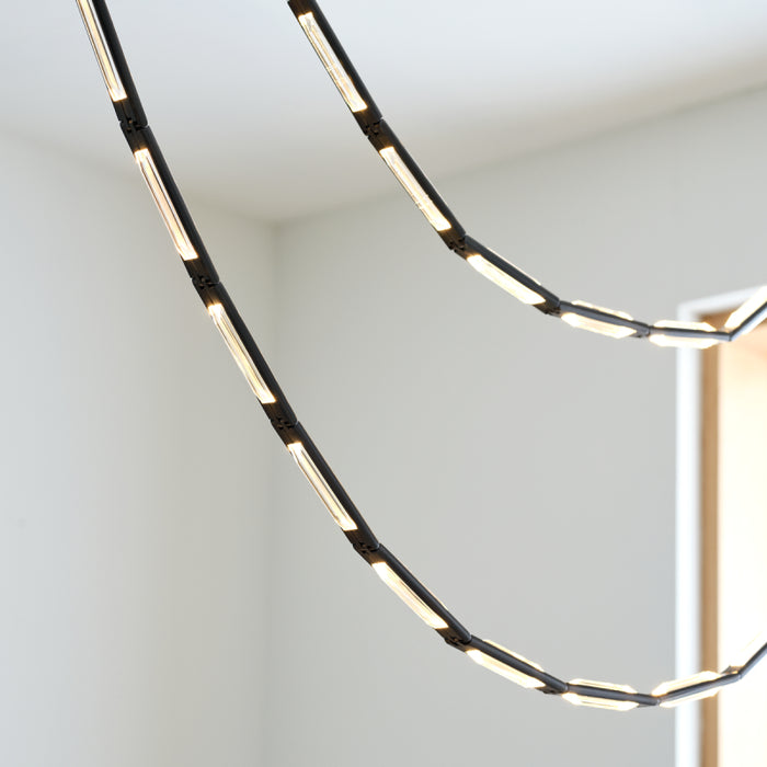 Visual Comfort SLCH655 Catena 241 LED Chandelier with Surface Mount Driver