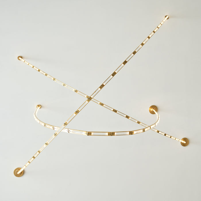 Visual Comfort SLCH655 Catena 241 LED Chandelier with Surface Mount Driver